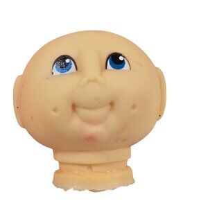 Cabbage Patch Doll Head Miniature Mini 1984 Vintage Rubber Face Craft Supply